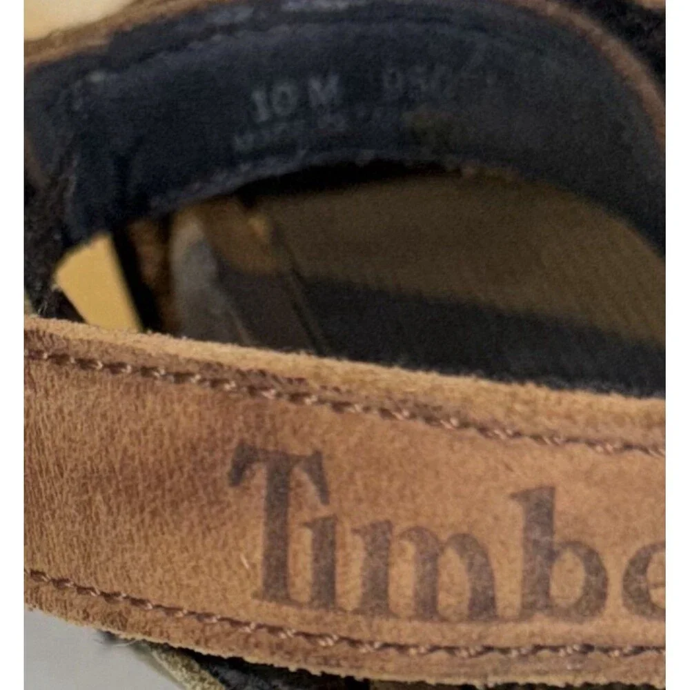 Vintage Timberland 95081 Men’s Brown Leather Hiking Sandals  Sz 10M Gorpcore